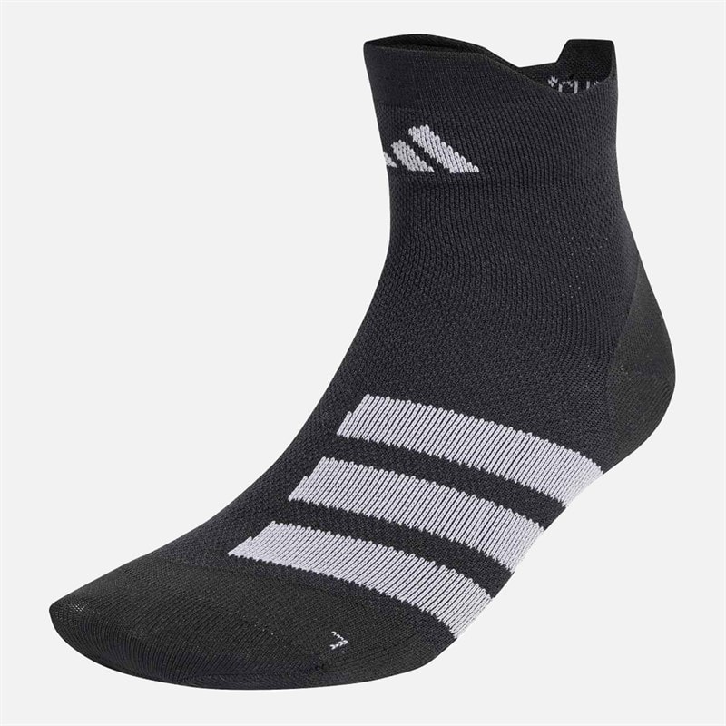 adidas Mens Run x Adizero Running Socks Black/White/White