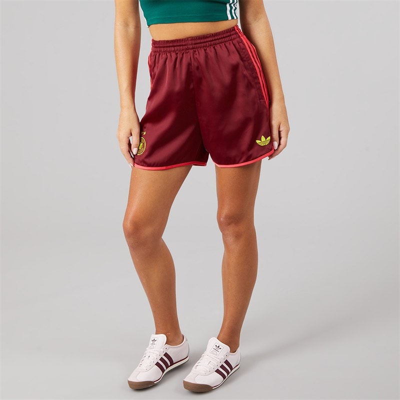 adidas Originals Womens DFB Germany Icon Shorts Team Coll Burgundy