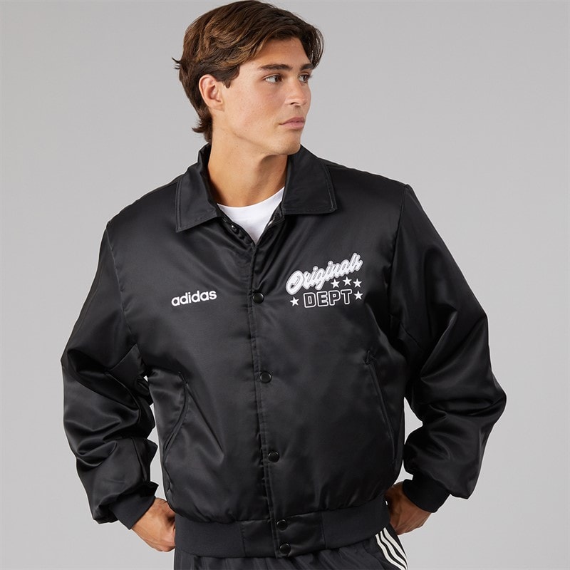 adidas Originals Mens Firebird Varsity Jacket Black