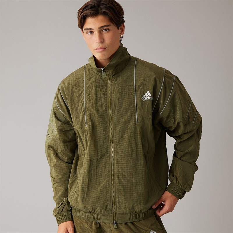 adidas Originals Mens EQT Track Top Focus Olive