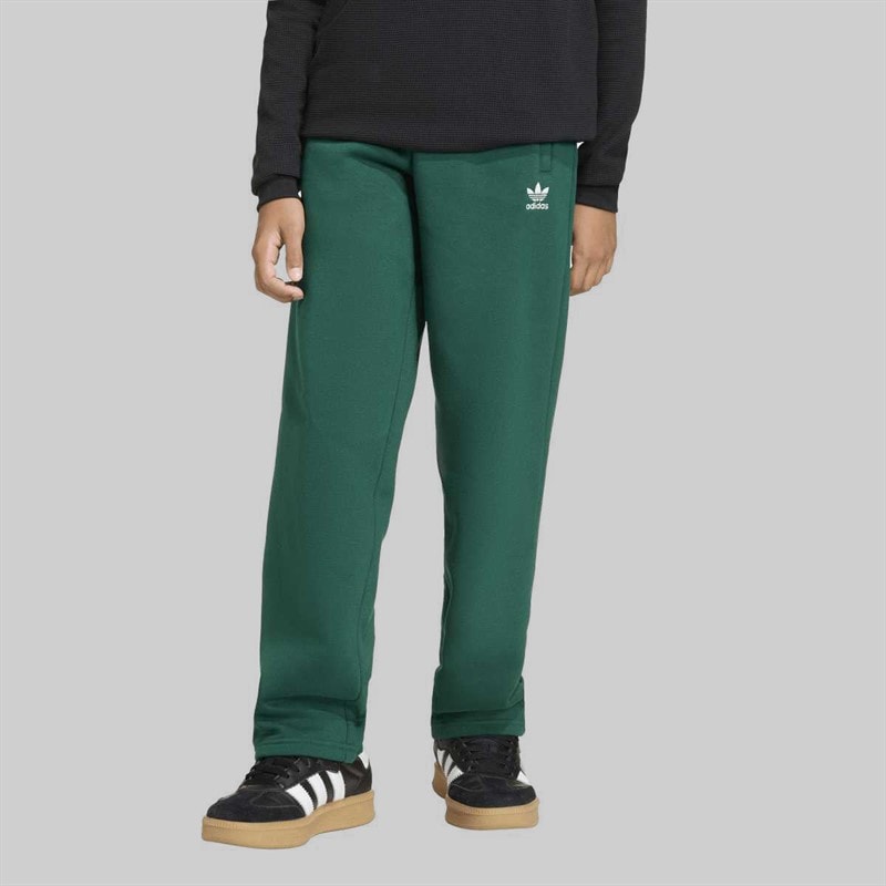 adidas Originals Junior Boys Wide Leg Joggers Collegiate Green