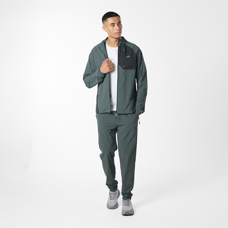 Closure London Mens Cyclone Tracksuit Forest Green