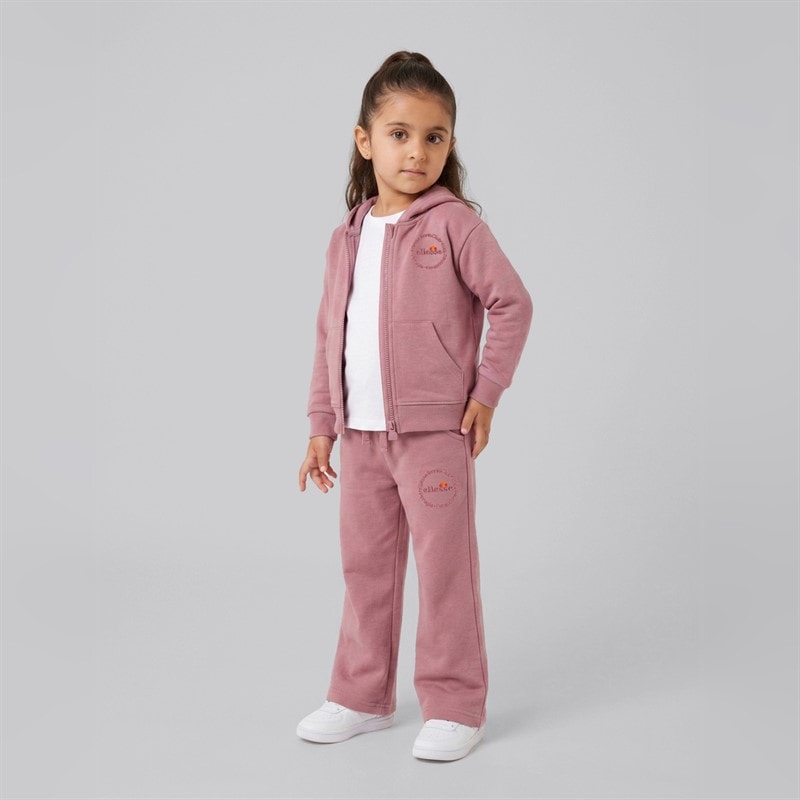 Ellesse Girls Ambra Logo Tracksuit Pink
