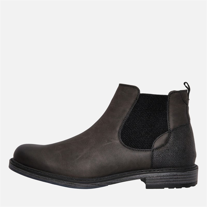 Fluid Mens Camden Casual Chelsea Boots Black