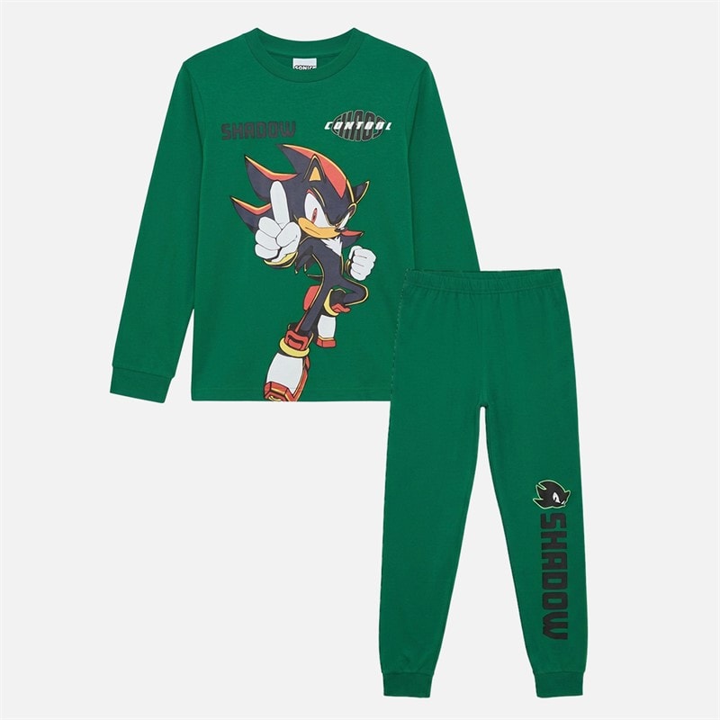 Sonic Boys Pyjama Set Green