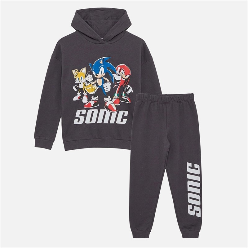 Sonic Boys Tracksuit Grey