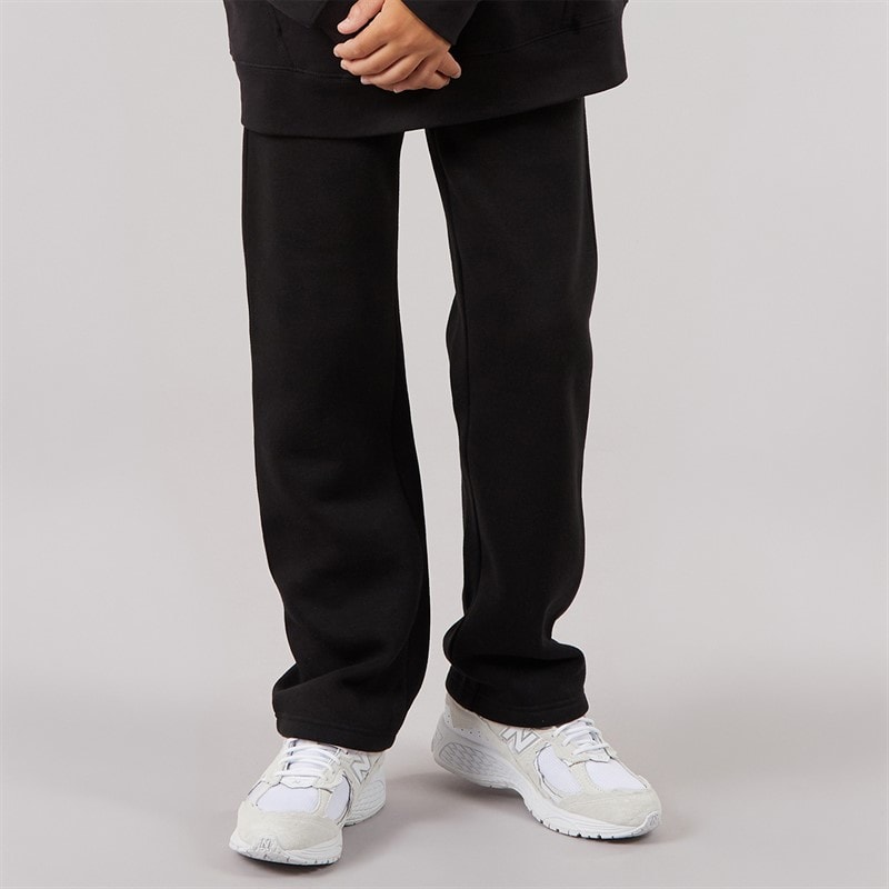Kangaroo Poo Boys Open Hem Joggers Black