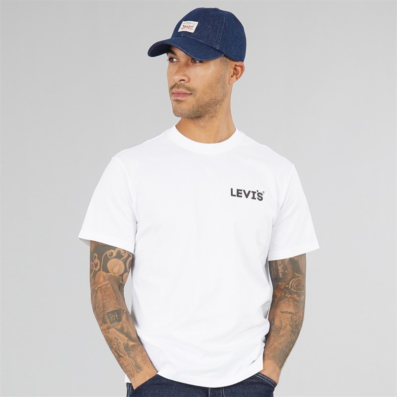 Levi's Mens Relaxed Fit T-Shirt White