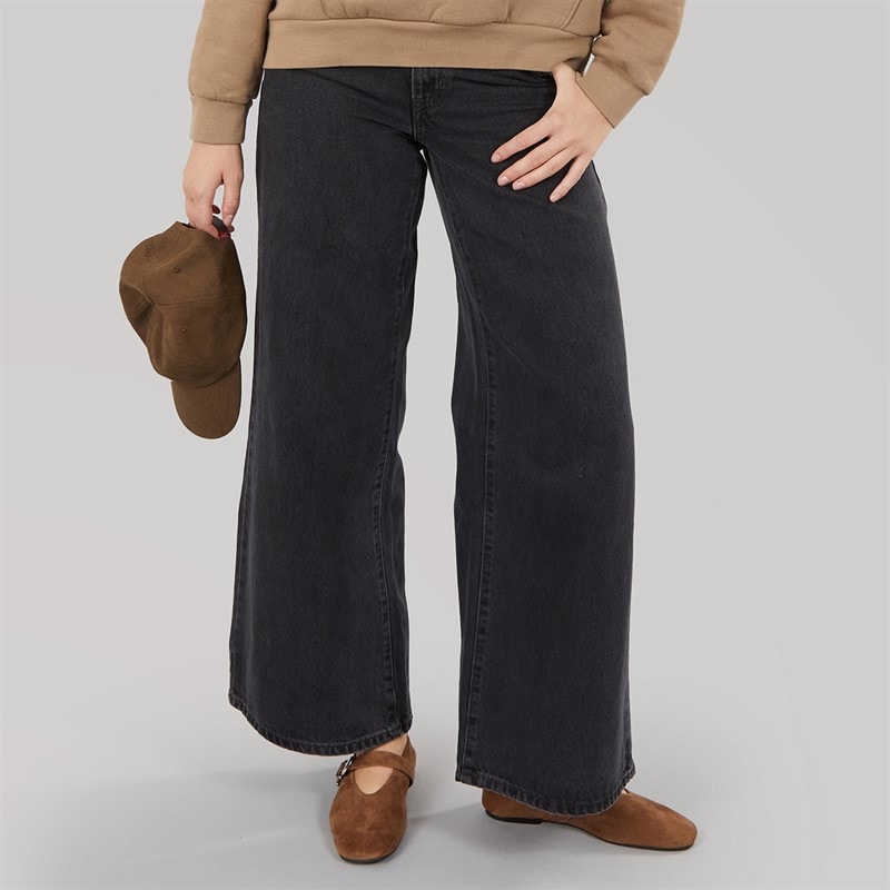 Levi's Womens 94 Baggy Wide Leg Jeans Over Exposure