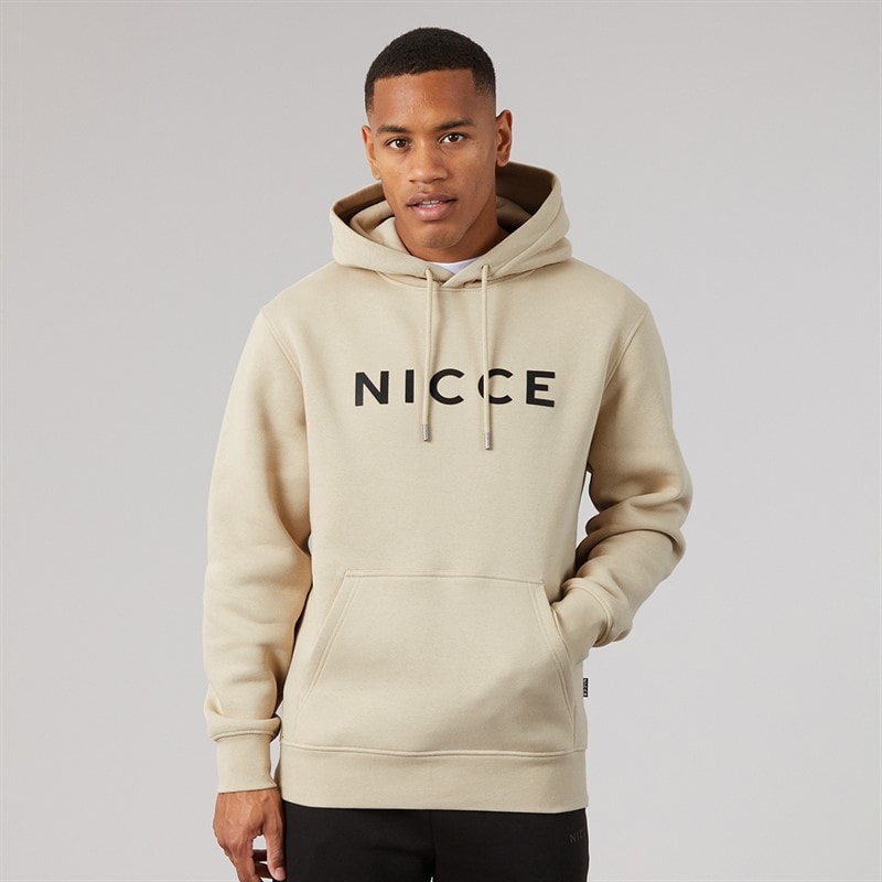 NICCE Mens Daire Hoodie Light Stone