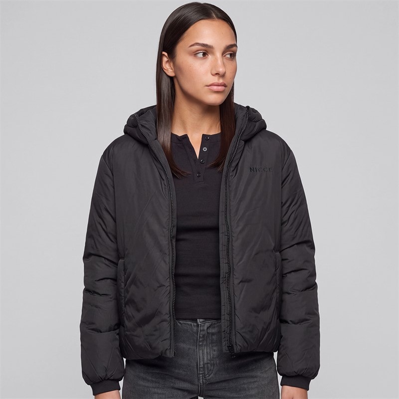 NICCE Womens Luminara Windbreaker With Cuffs Black