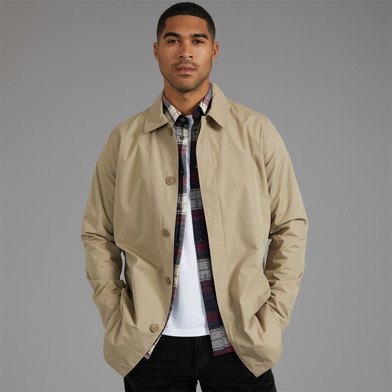 French Connection Mens Mac 2 Jacket Dark Stone