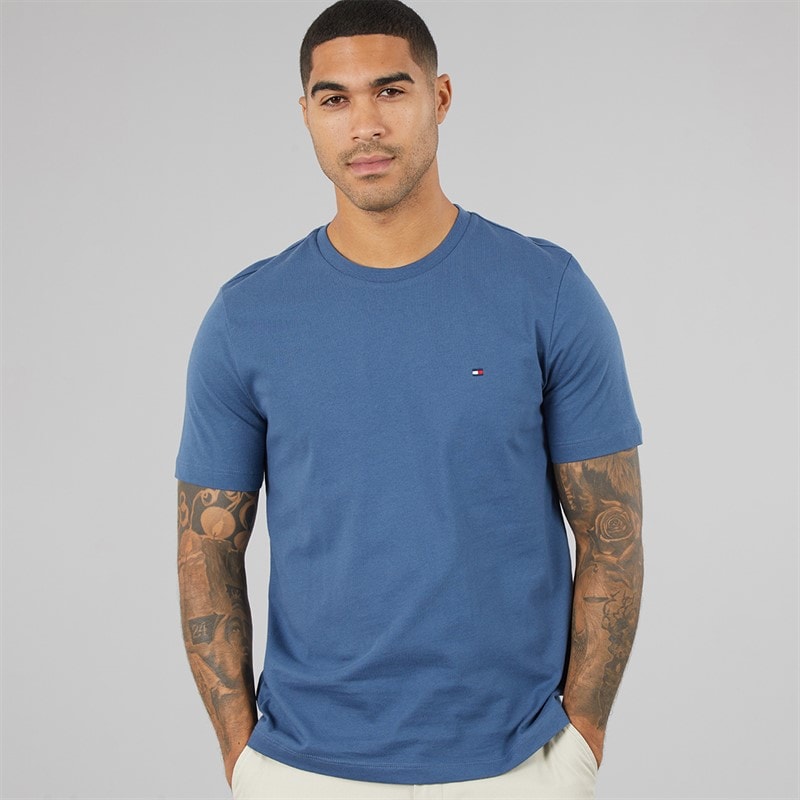 Tommy Hilfiger Mens Seasonal T-Shirt Aegean Sea
