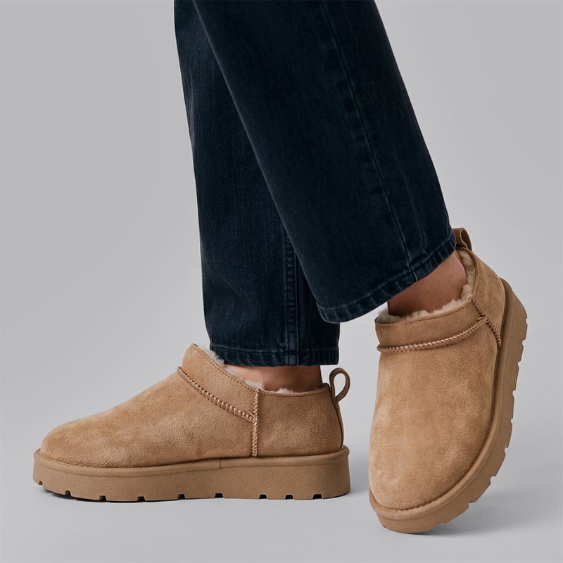 Truffle Collection Womens Cola Micro Cozy Boots Sand