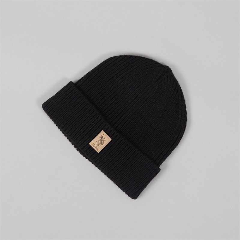 U.S. POLO ASSN. Boys Signature DHM Knitted Beanie Black