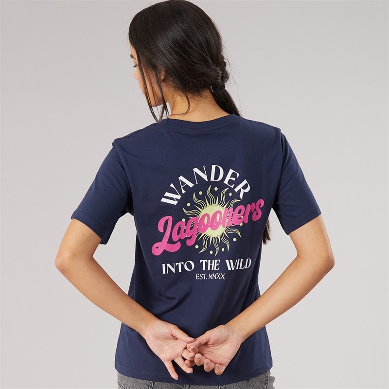 Lagooners Womens Fern T-Shirt Navy