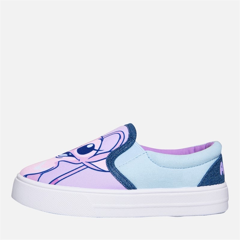 Lilo and Stitch Infant Girls Slip On Canvas Pumps Lilac/Multi