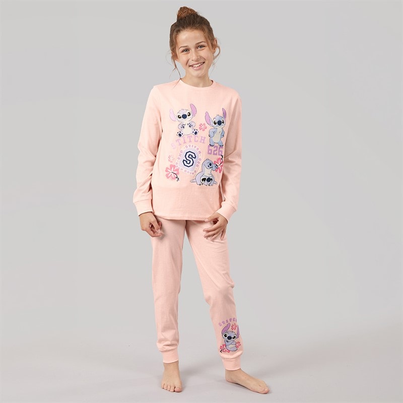 Lilo and Stitch Girls Pyjama Set Veiled Rose