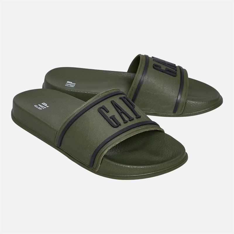 GAP Boys Austin Sliders Olive/Black