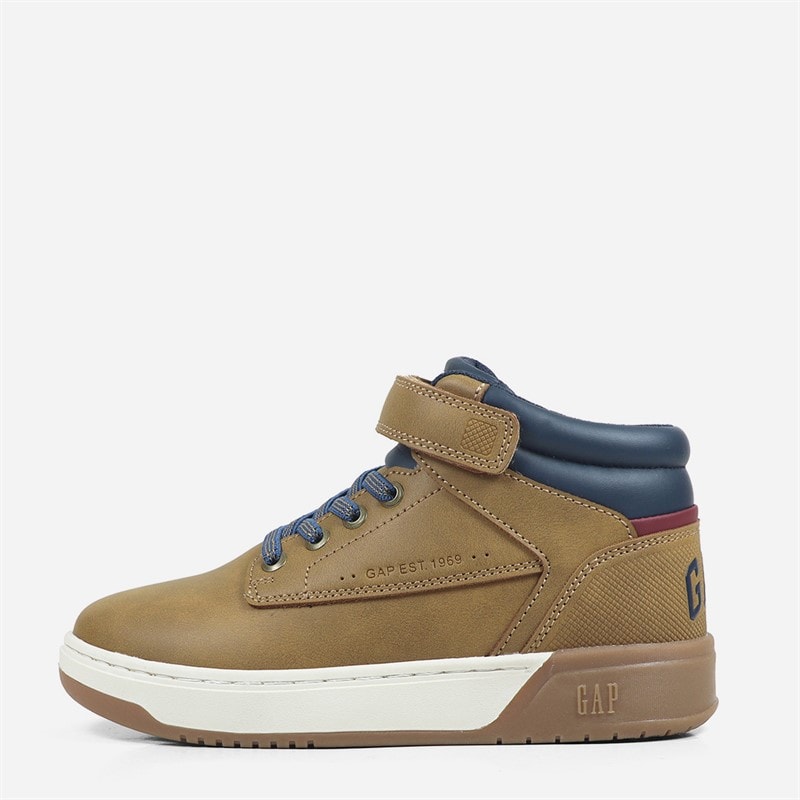 GAP Boys Travis Mid Trainers Camel/Navy