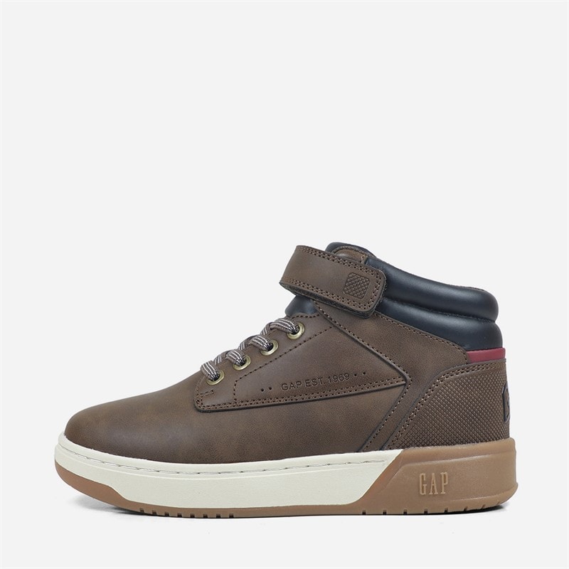 GAP Boys Travis Mid Trainers Brown/Black