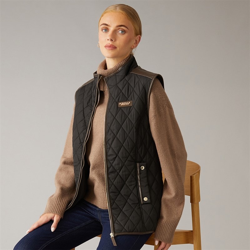 Foxdale Womens Eclipse Gilet Black