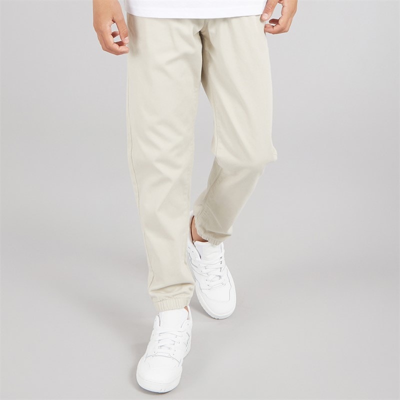 Abercrombie & Fitch Boys Cuffed Twill Trousers Pumice Stone