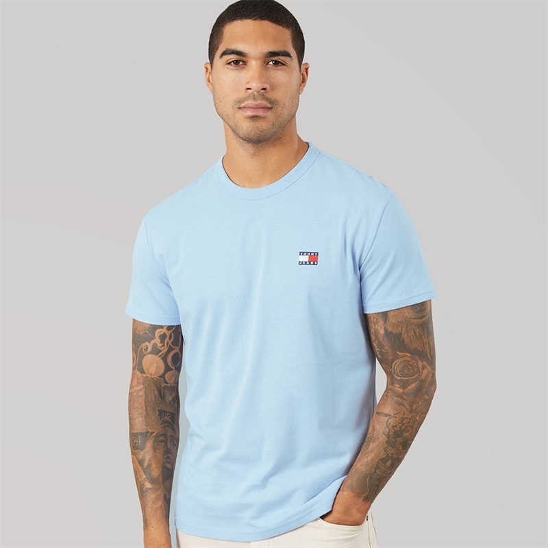 Tommy Jeans Mens Badge T-Shirt Moonlight Iris