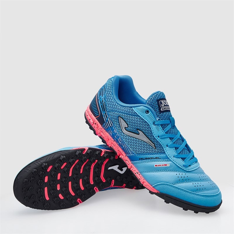 Joma Mens Mundial 25 TF Astro Turf Football Boots Blue