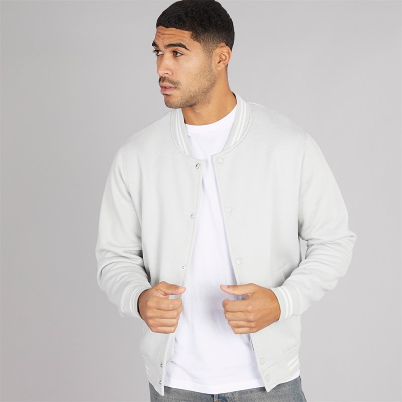 Avant Garde Mens Dickinson Bomber Jacket Light Grey