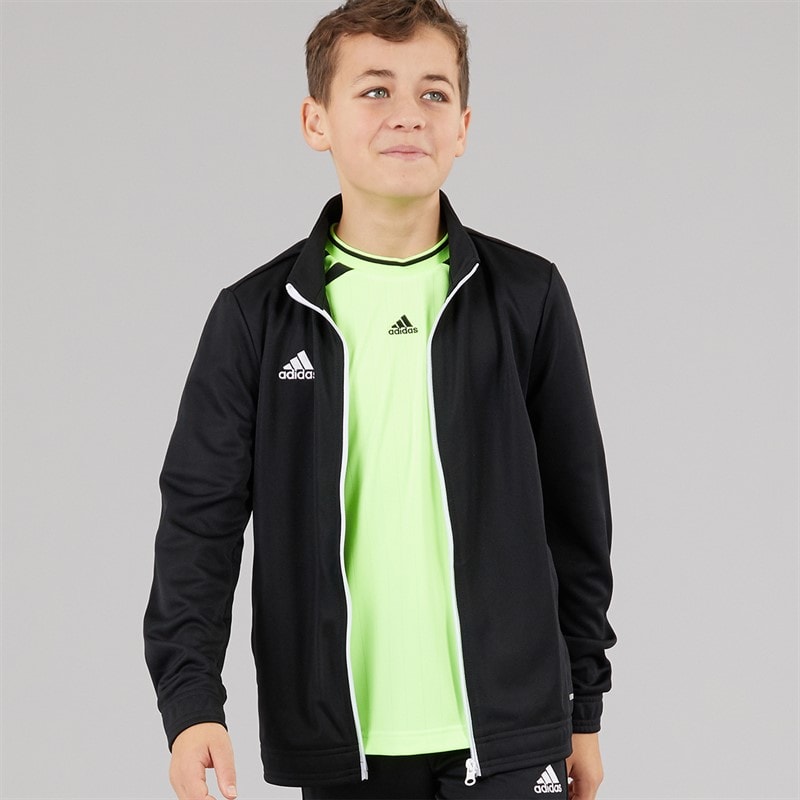 adidas Junior Boys Entrada 22 Poly Track Jacket Black
