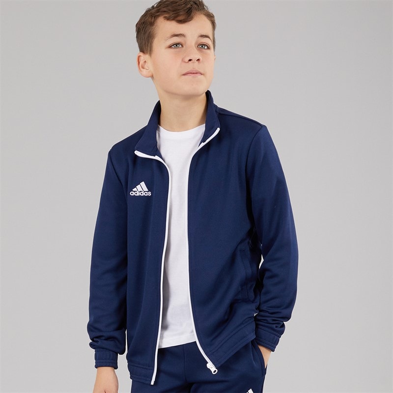 adidas Junior Boys Entrada 22 Poly Track Jacket Team Navy Blue