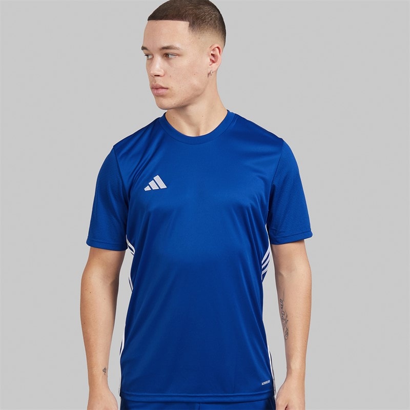 adidas Mens Tabela 23 T-Shirt Royal Blue/White