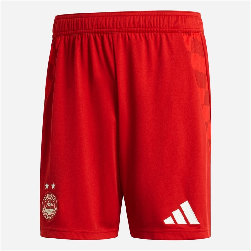 adidas Mens ABFC Aberdeen 24/25 Home Shorts Team Power Red 2