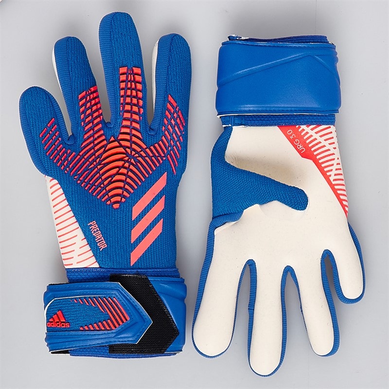 adidas Mens Predator League Goalkeeper Gloves Hi-Res Blue/Turbo/White