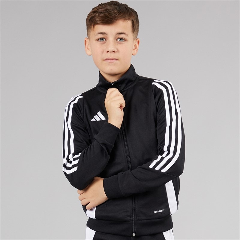 adidas Boys Tiro 24 Training Jacket Black/White