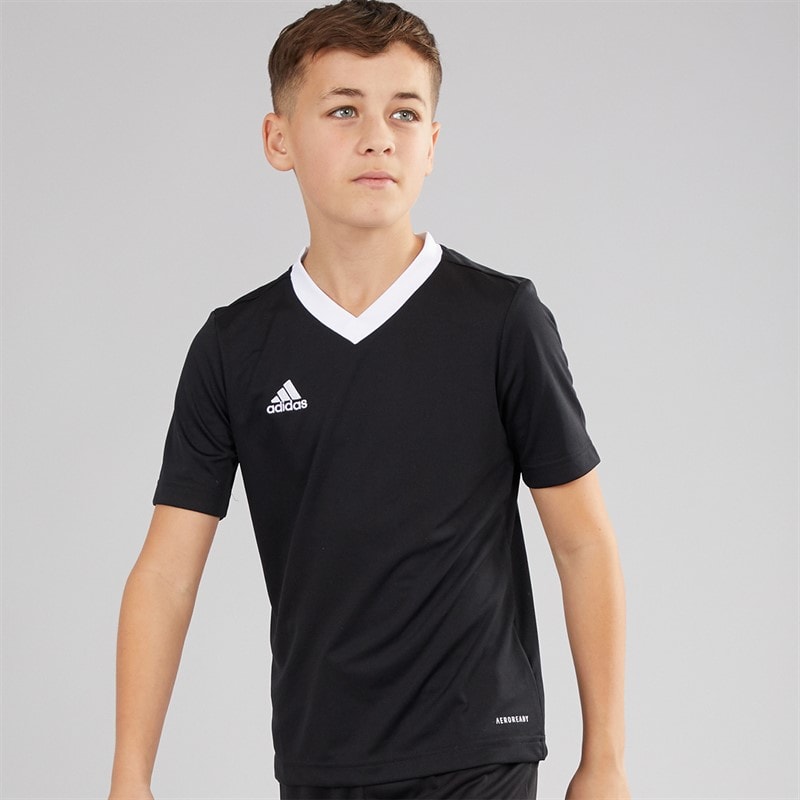 adidas Boys Entrada 22 T-Shirt Black