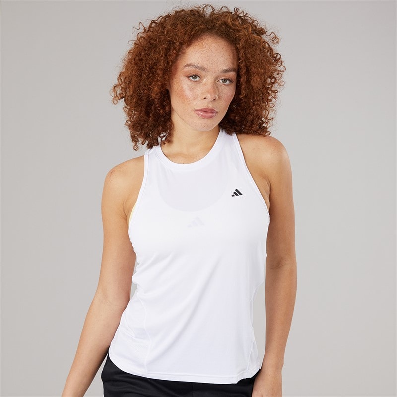 adidas Womens AEROREADY Designed For Training Tank Top White