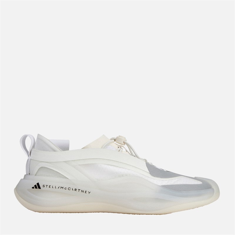 adidas Womens Stella McCartney Sportswear Low Ground Trainers Cloud White/Off White