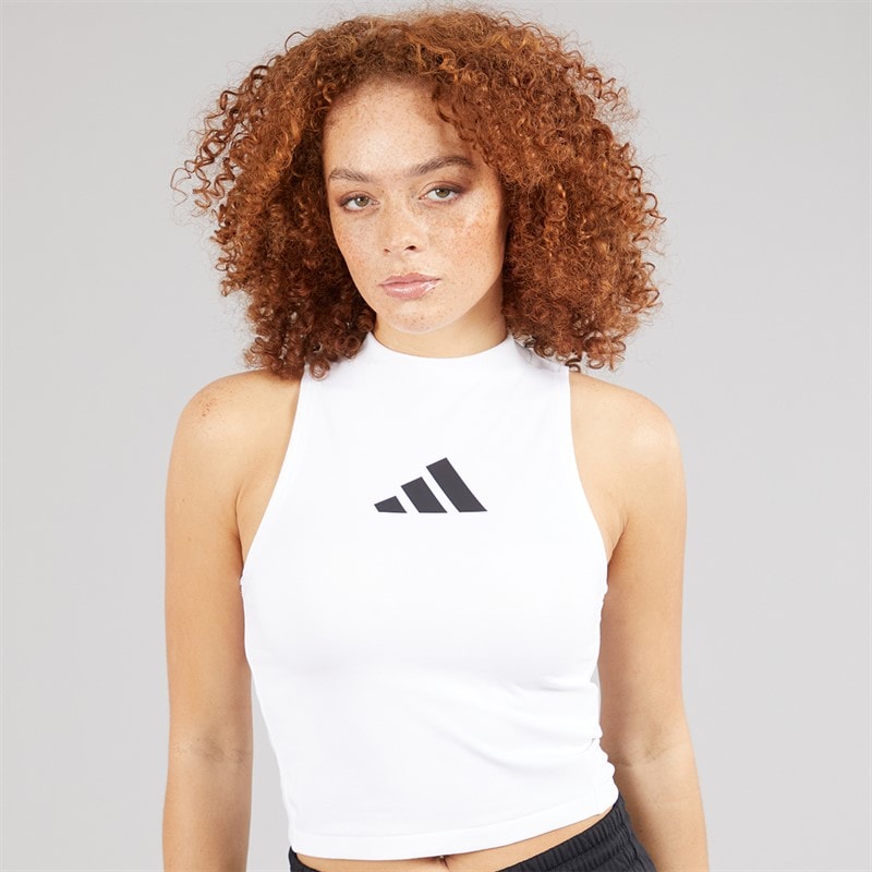 adidas Womens Z.N.E. Tank Top White