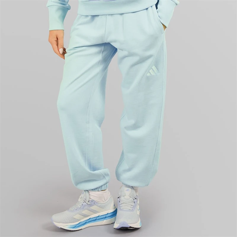adidas Womens All SZN French Terry Loose Joggers Halo Mint