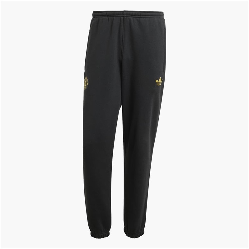 adidas Mens MUFC Manchester United Chinese New Year Track Pants Black