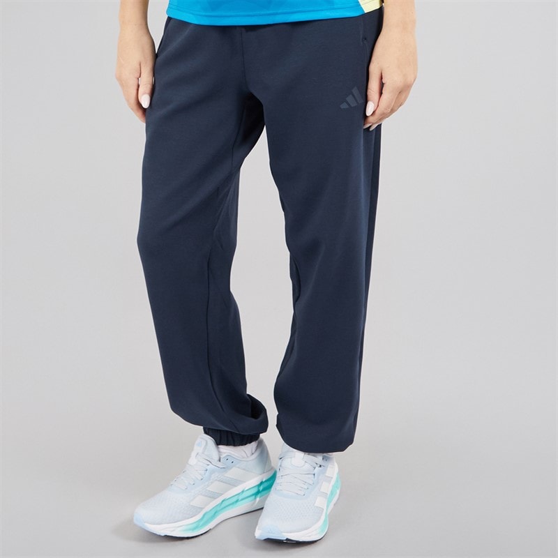 adidas Womens Designed For Training Warm Up Joggers Aurora Ink