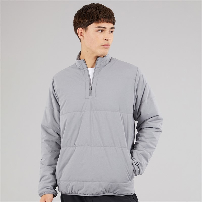 adidas Mens Ultimate 365 Arctic 1/4 Zip Golf Jacket Grey Heather