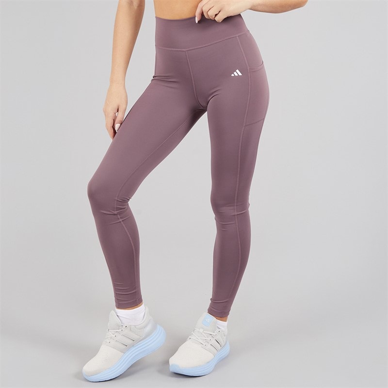 adidas Womens Optime 7/8 Leggings Shadow Fig
