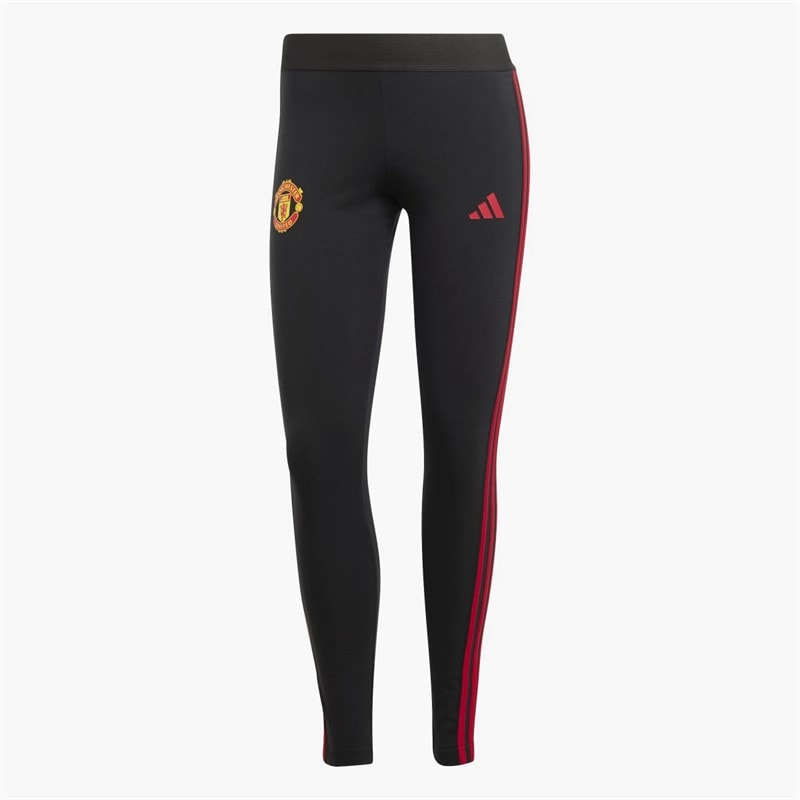 adidas Womens MUFC Manchester United Leggings Black