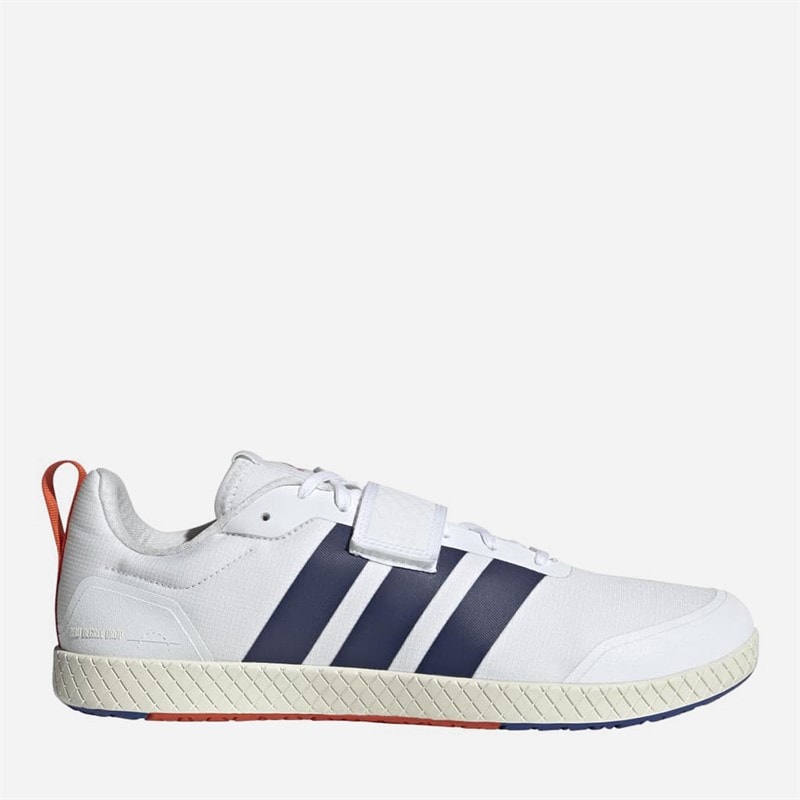 adidas The Total Weightlifting Shoes Cloud White/Dark Blue/Royal Blue