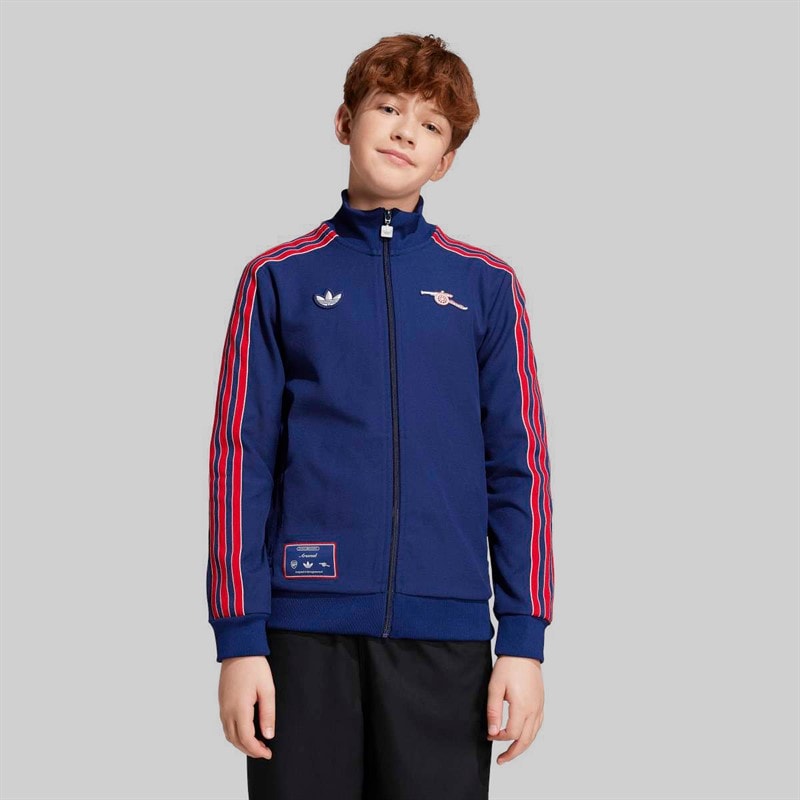 adidas Junior Boys AFC Arsenal FC Terrace Icons Track Top Night Sky