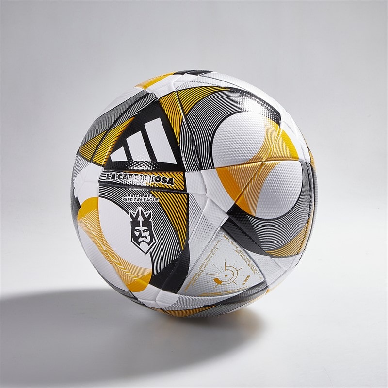 adidas Kings League La Caprichosa League Match Football (FIFA Quality Certified) White/Black/Silver Metallic