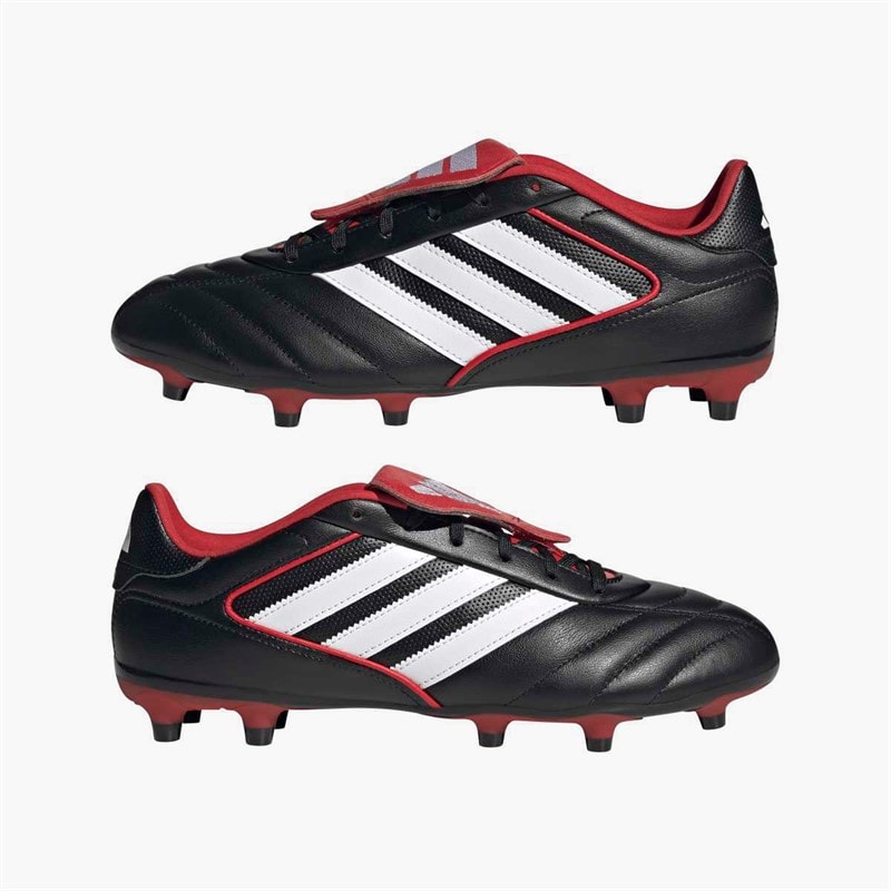 adidas Mens Copa Gloro II FG Firm Ground Football Boots Core Black/Footwear White/Better Scarlet